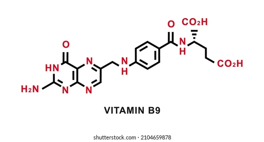 vitamin b9 chemical formula molecular 260nw 2104659878
